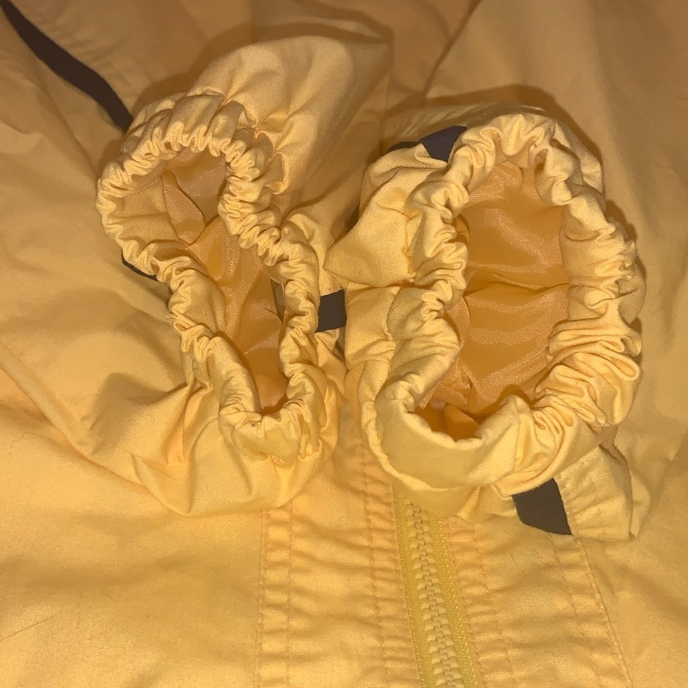 London Fog w/“Stamp of Approval” Yellow & Blue Jacket Size Large - Picture 14 of 16